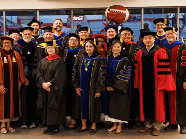 Faculty reception for the 2024 commencement