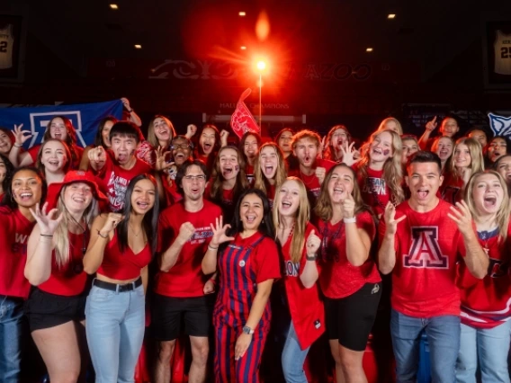 Students at an Athletic Event