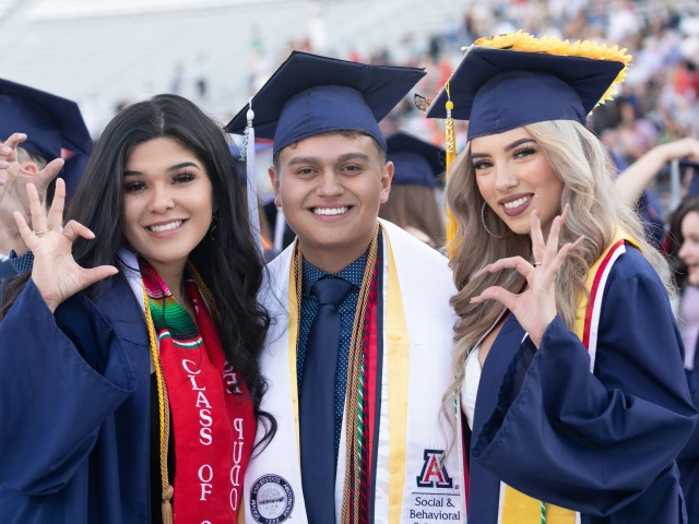 Students at Graduation