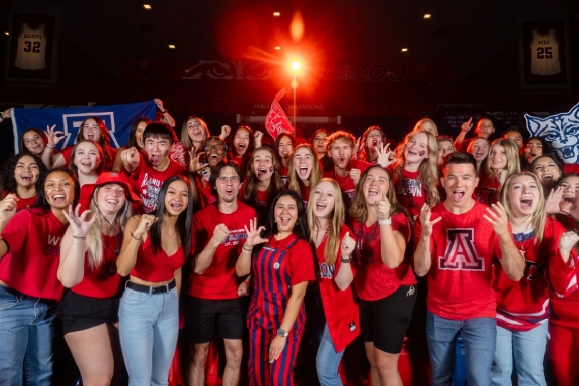 Students at an Athletic Event
