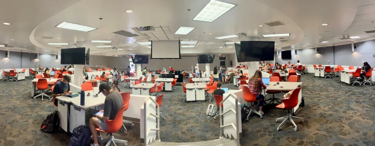 Students in collaborative classroom